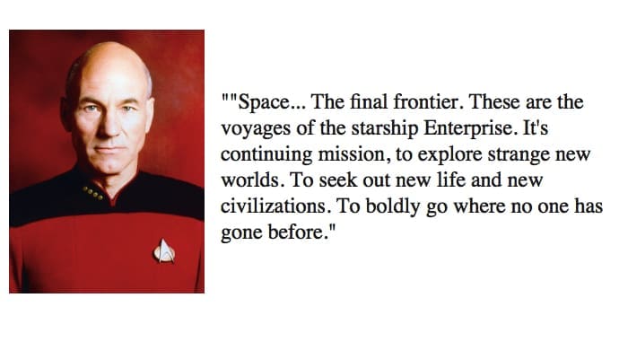 star trek the next generation Picard quotes