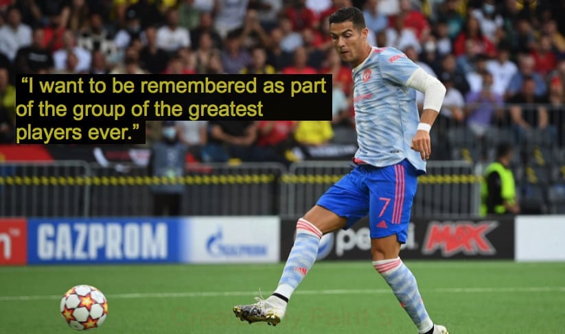 Best 70 Cristiano Ronaldo Quotes