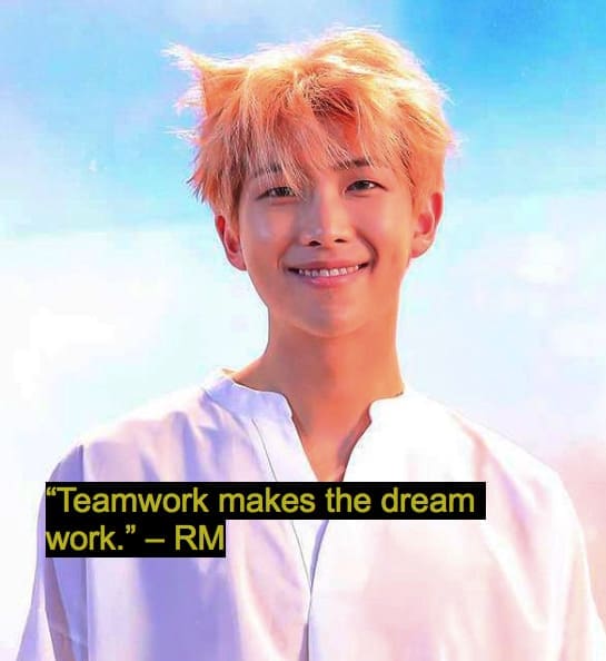 23 Best Kim Namjoon Rm Quotes And Captions Bts Nsf News And Magazine