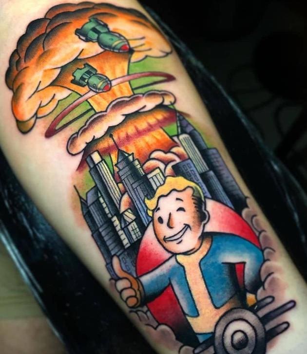 Fallout tattoo bomb